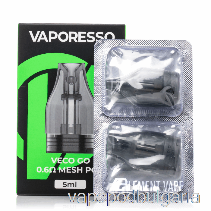 Vape Течности Vaporesso Veco Go резервни подове 0.6ohm Veco Go Pods